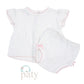 Paty Ruffle Sleeve Diaper Set