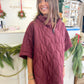 Stand Up Quilted Poncho