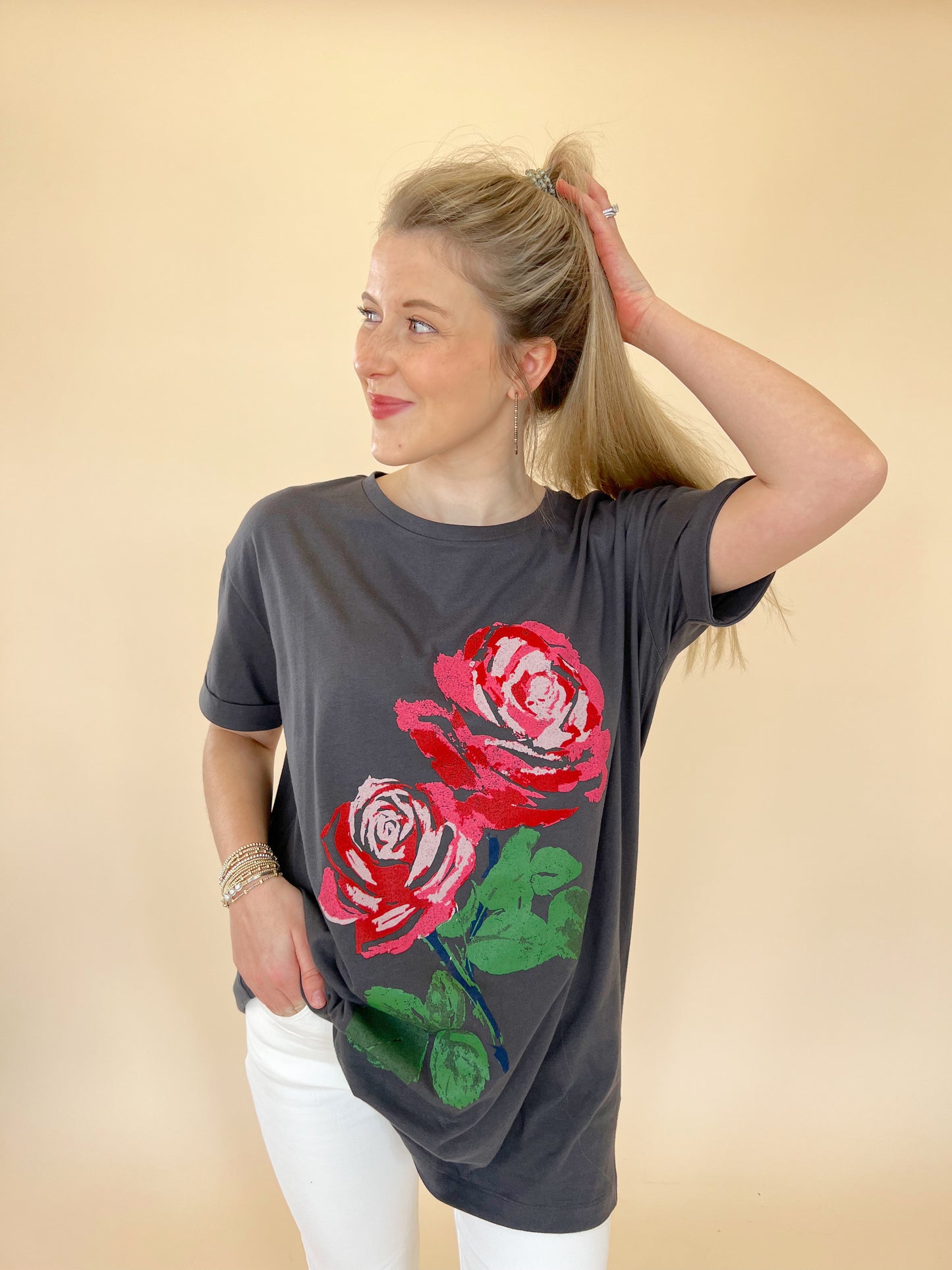 Smell the Roses Tee