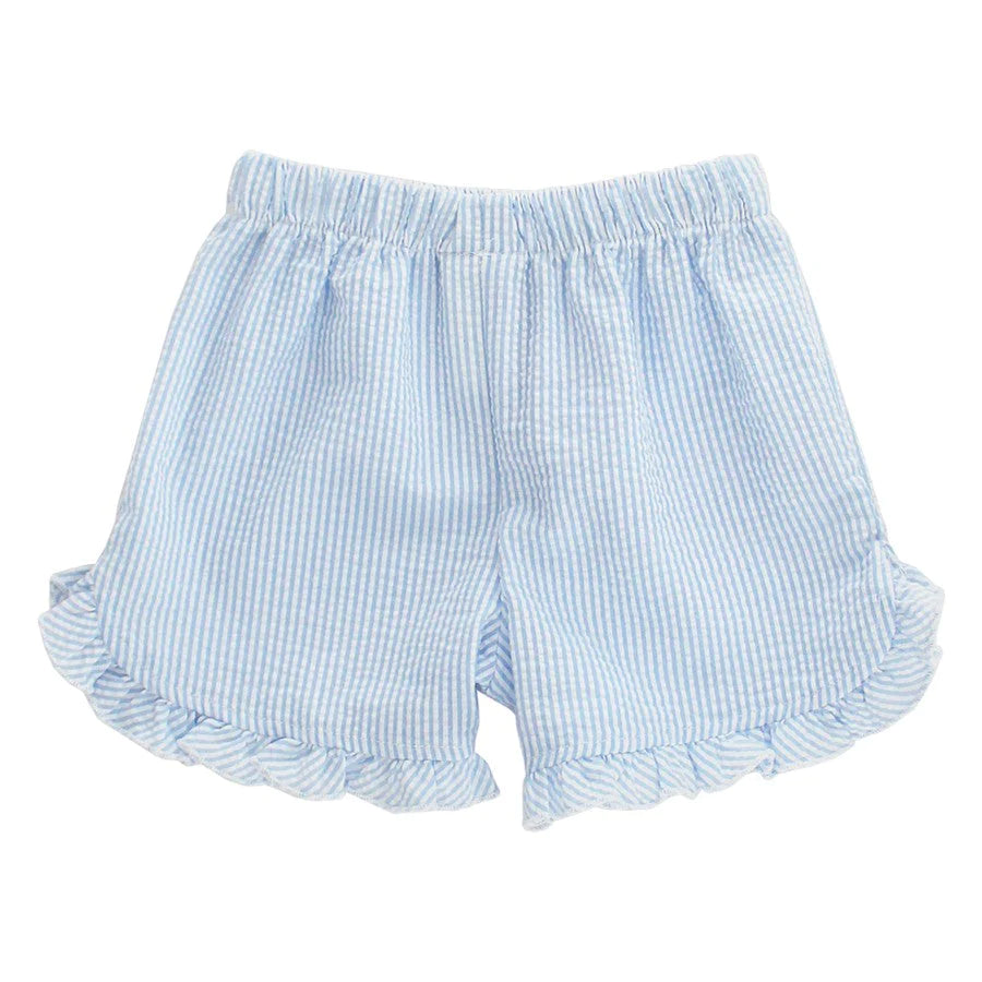 Seersucker Ruffle Short