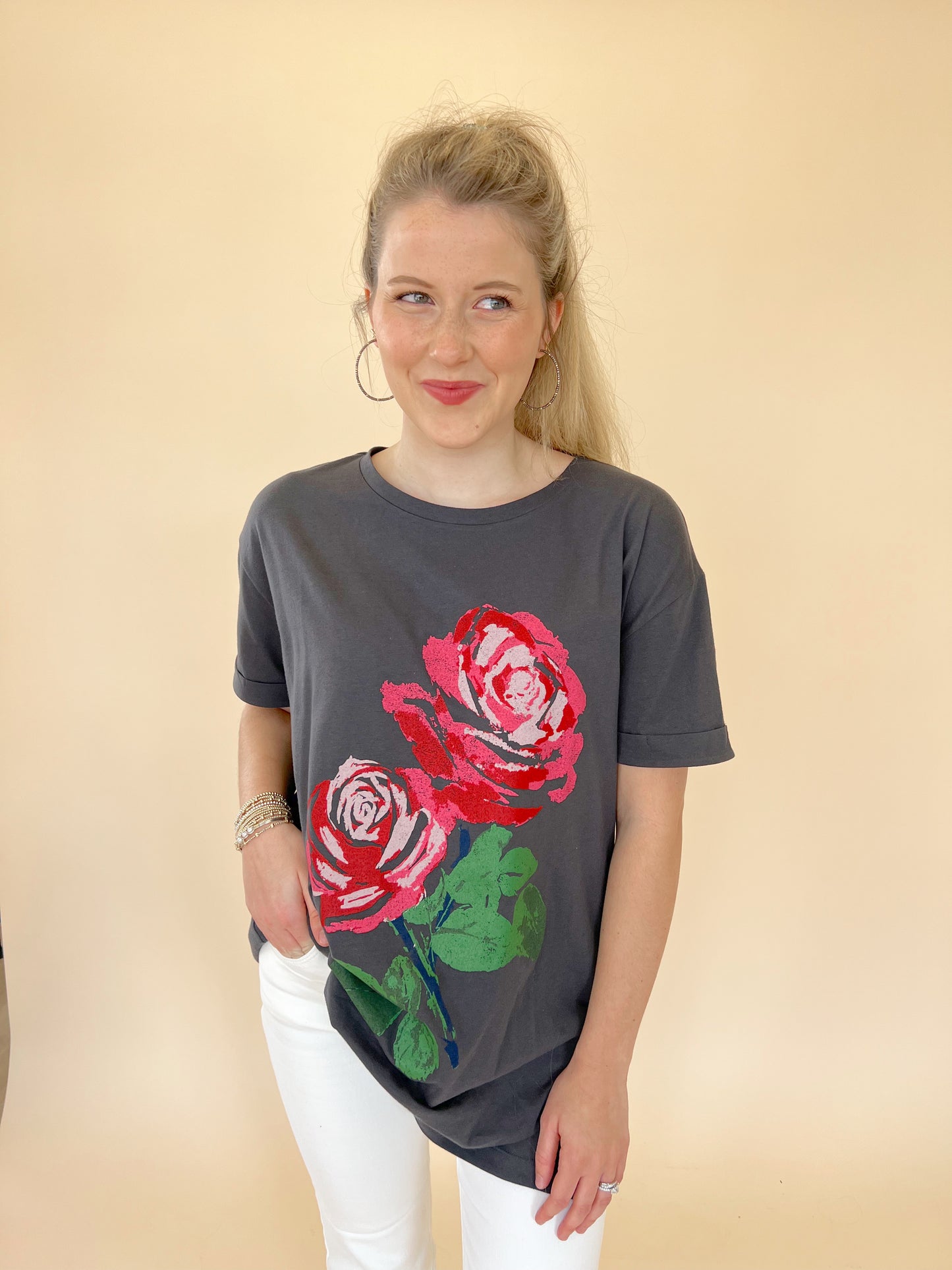 Smell the Roses Tee