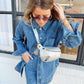 Oversized Denim Shirt