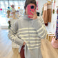 Stripe Tunic Sweater