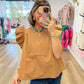 Out and About Flutter Sleeve Top